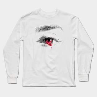 Bloody tears Long Sleeve T-Shirt